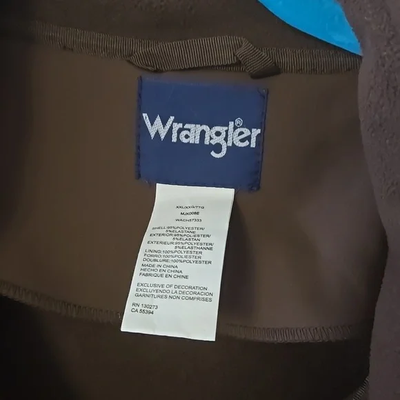 Wrangler® Men's Brown Heather Trail Jackets sz XXL/XXG/TTG - Picture 3 of 7